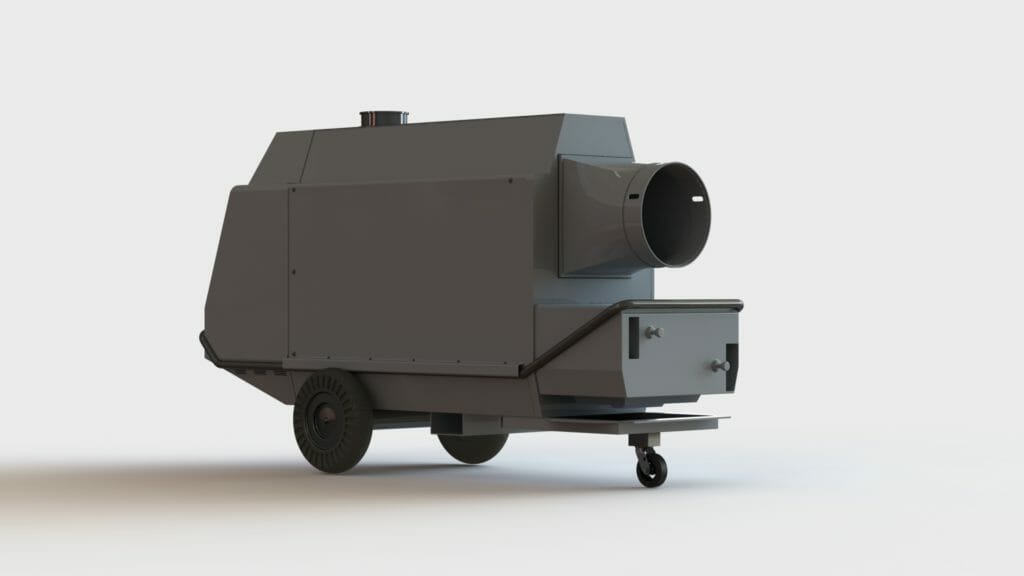 Mobiler Warmlufterzeuger