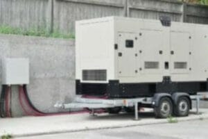 Stromerzeuger mieten auf Anhänger