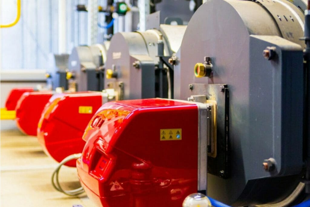 Dampfkessel zur Dampferzeugung zum Schlachtermesser Desinfizieren